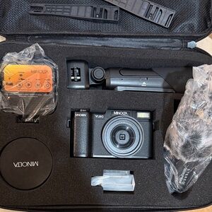 Black Camera Kit with Accessories